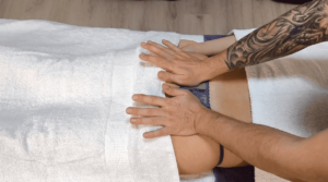 Thighs and Sacrum pressing